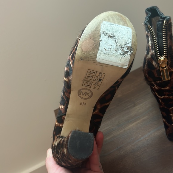Michael kors leopard fur booties - Picture 3 of 3